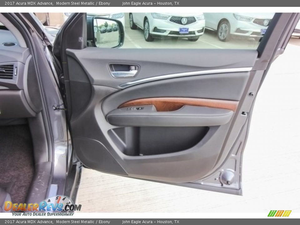 2017 Acura MDX Advance Modern Steel Metallic / Ebony Photo #24