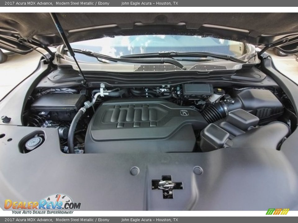 2017 Acura MDX Advance Modern Steel Metallic / Ebony Photo #26
