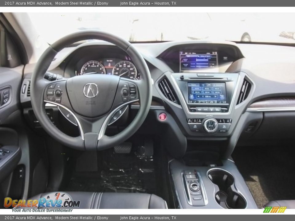 2017 Acura MDX Advance Modern Steel Metallic / Ebony Photo #28