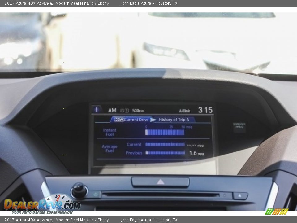 2017 Acura MDX Advance Modern Steel Metallic / Ebony Photo #31