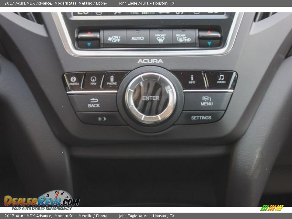 2017 Acura MDX Advance Modern Steel Metallic / Ebony Photo #34