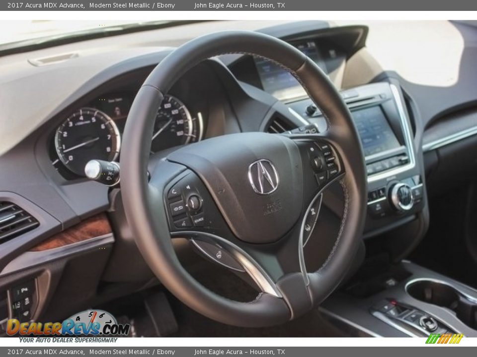 2017 Acura MDX Advance Modern Steel Metallic / Ebony Photo #36