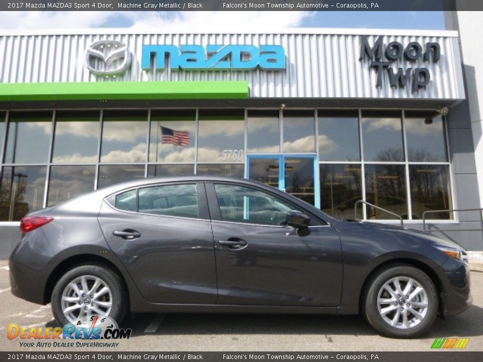 2017 Mazda MAZDA3 Sport 4 Door Machine Gray Metallic / Black Photo #1