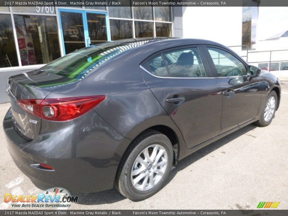 2017 Mazda MAZDA3 Sport 4 Door Machine Gray Metallic / Black Photo #2