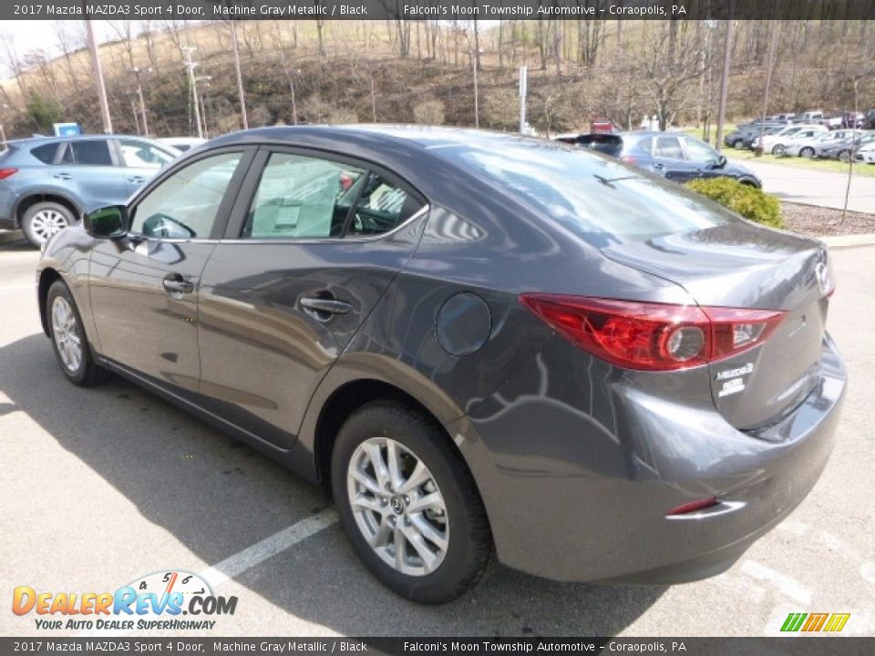 2017 Mazda MAZDA3 Sport 4 Door Machine Gray Metallic / Black Photo #5