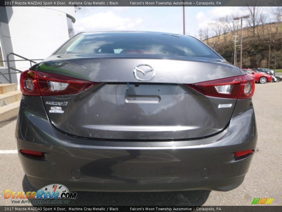 2017 Mazda MAZDA3 Sport 4 Door Machine Gray Metallic / Black Photo #6