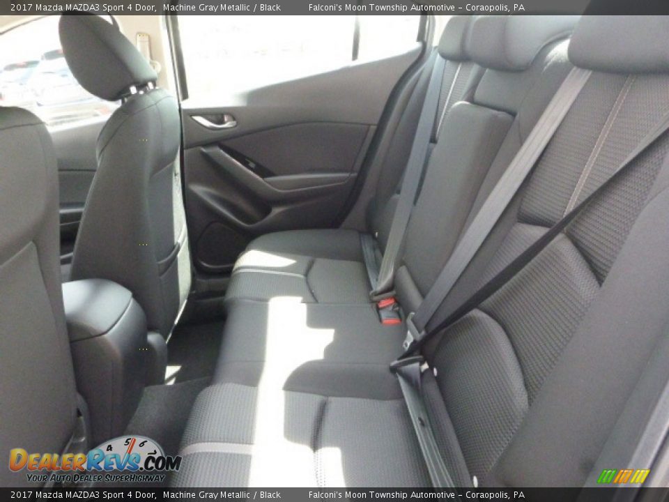 2017 Mazda MAZDA3 Sport 4 Door Machine Gray Metallic / Black Photo #9