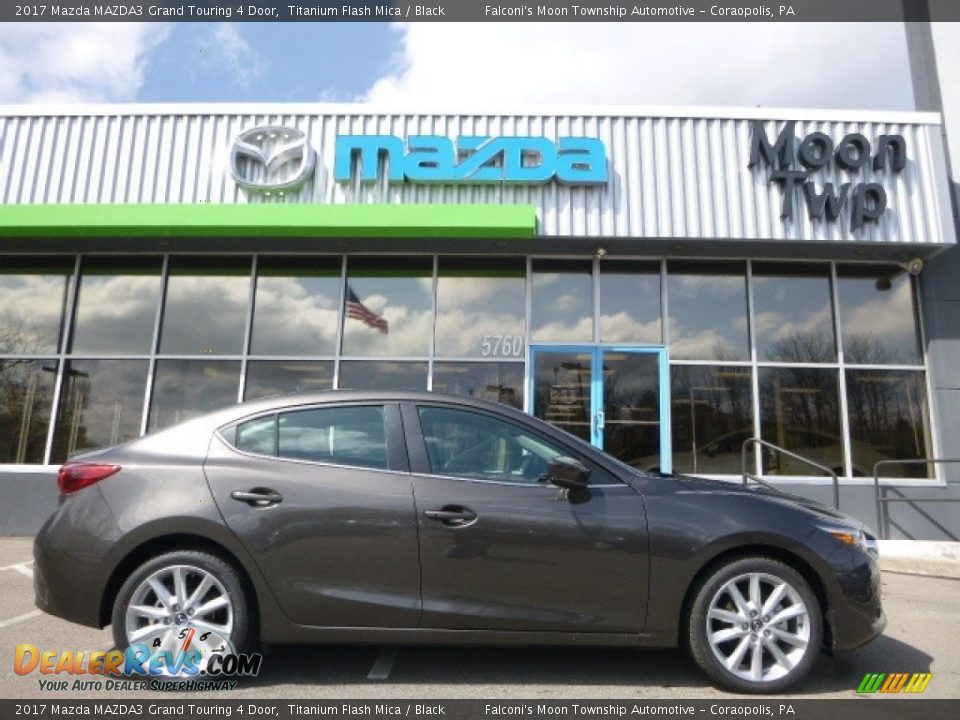 2017 Mazda MAZDA3 Grand Touring 4 Door Titanium Flash Mica / Black Photo #1