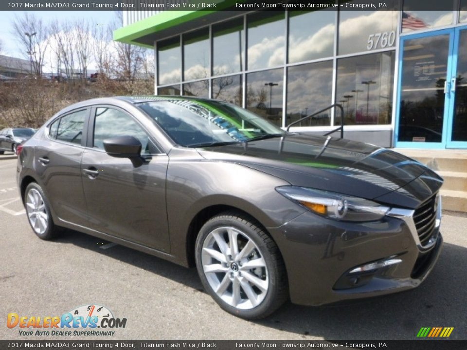 2017 Mazda MAZDA3 Grand Touring 4 Door Titanium Flash Mica / Black Photo #3