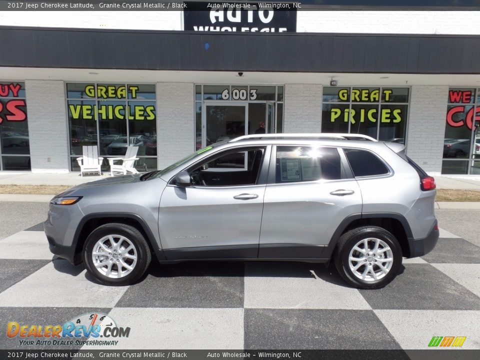 2017 Jeep Cherokee Latitude Granite Crystal Metallic / Black Photo #1