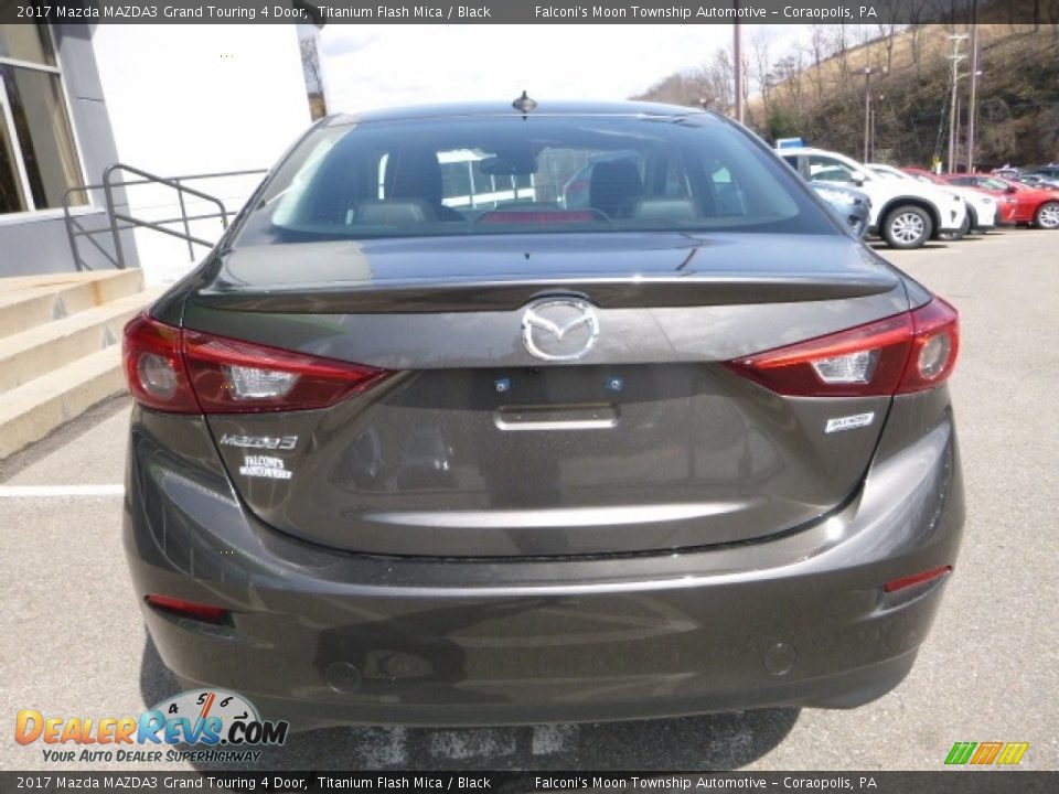 2017 Mazda MAZDA3 Grand Touring 4 Door Titanium Flash Mica / Black Photo #6