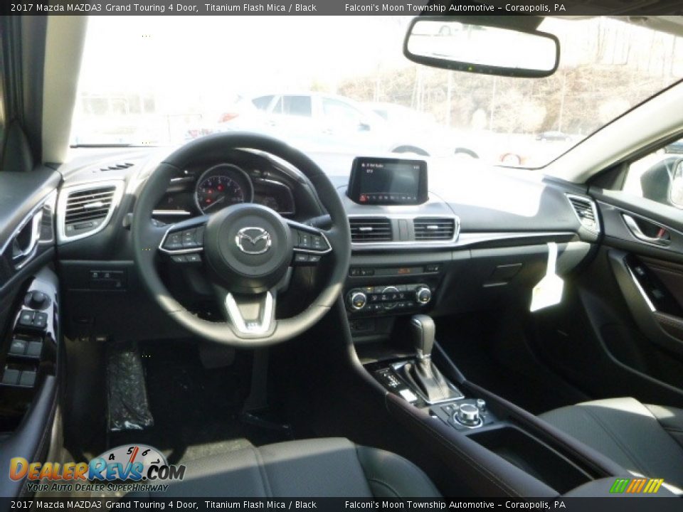 2017 Mazda MAZDA3 Grand Touring 4 Door Titanium Flash Mica / Black Photo #9