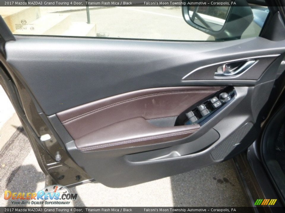 2017 Mazda MAZDA3 Grand Touring 4 Door Titanium Flash Mica / Black Photo #11