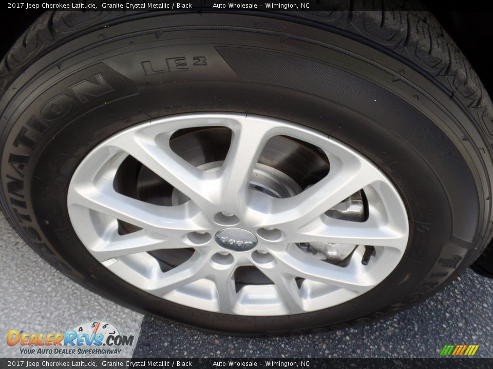 2017 Jeep Cherokee Latitude Granite Crystal Metallic / Black Photo #7