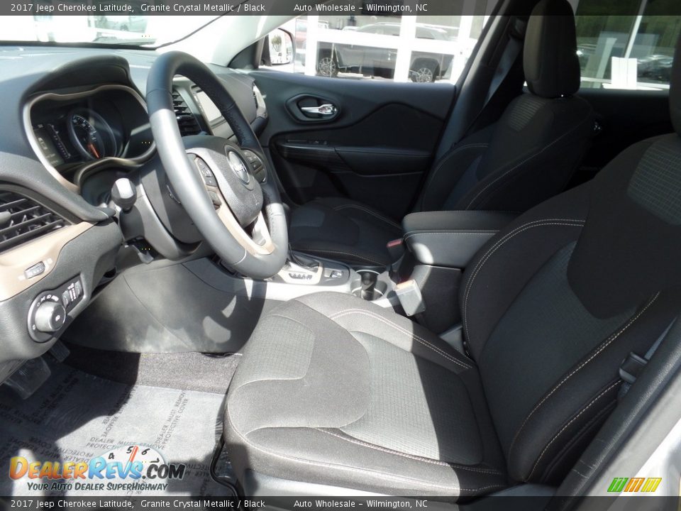 2017 Jeep Cherokee Latitude Granite Crystal Metallic / Black Photo #11