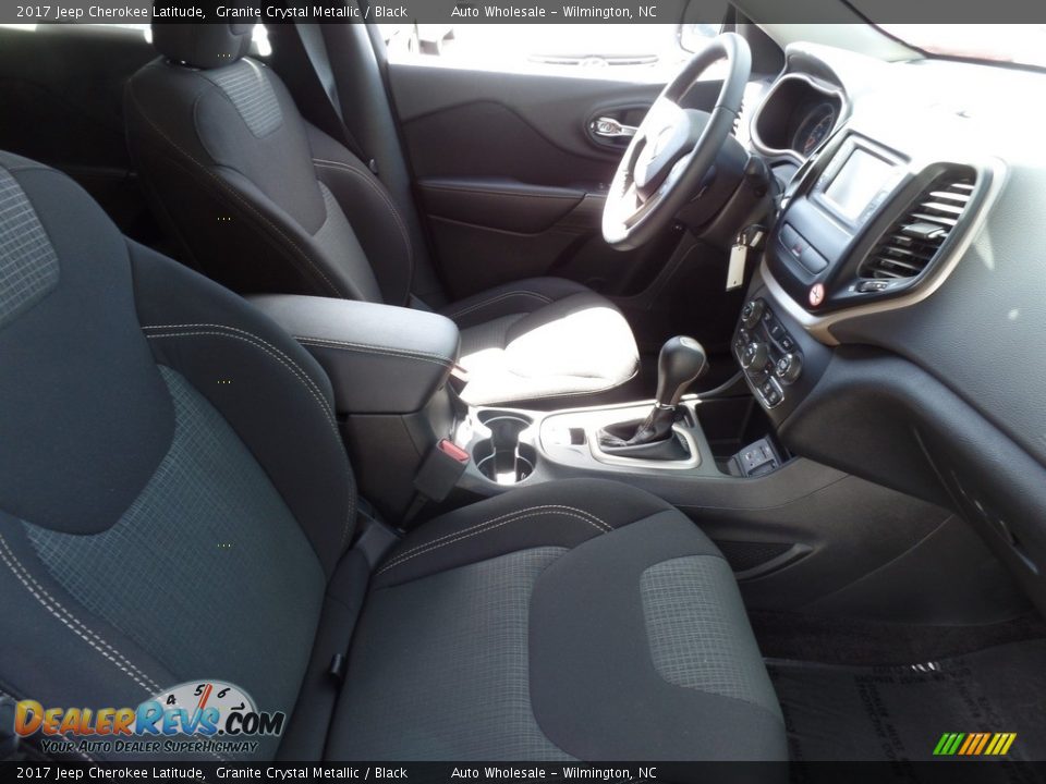 2017 Jeep Cherokee Latitude Granite Crystal Metallic / Black Photo #13