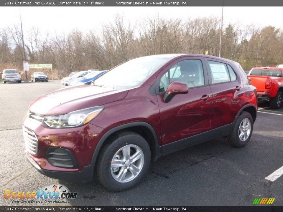 2017 Chevrolet Trax LS AWD Crimson Metallic / Jet Black Photo #1