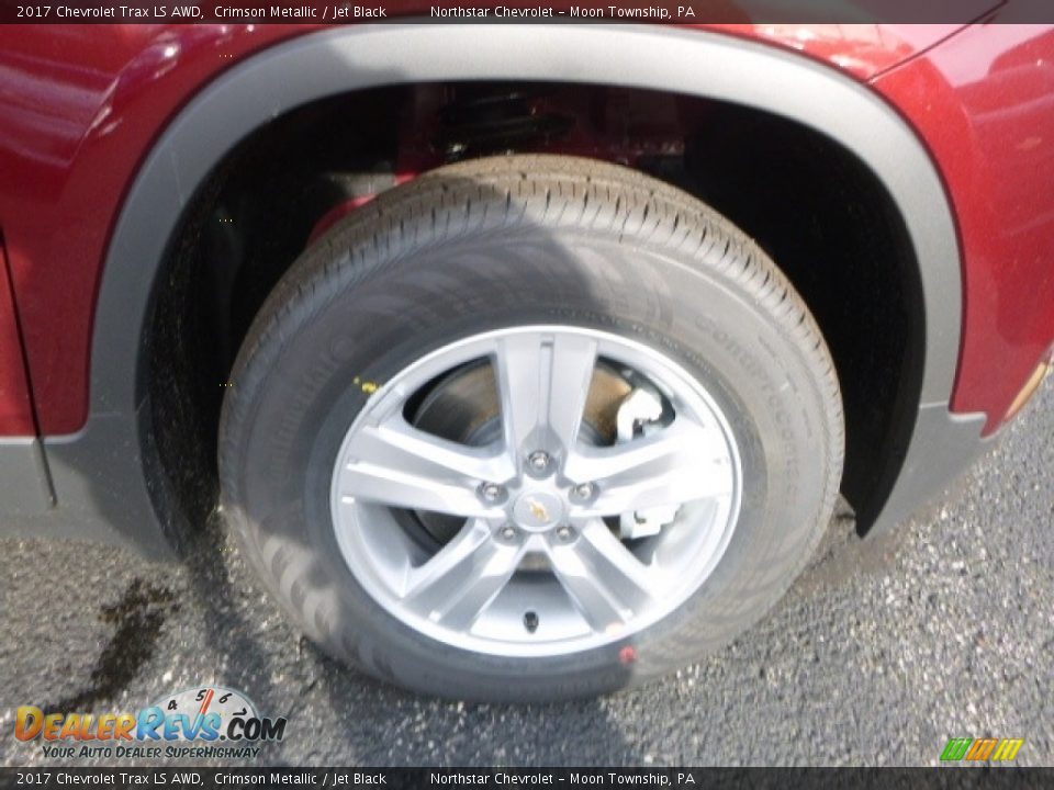 2017 Chevrolet Trax LS AWD Crimson Metallic / Jet Black Photo #9