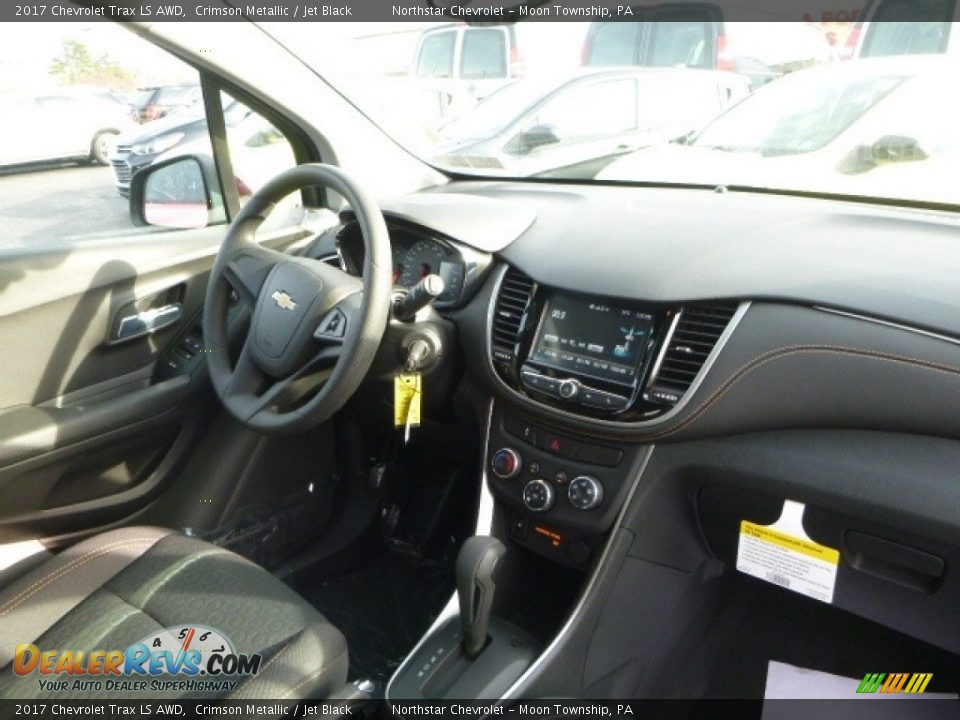 2017 Chevrolet Trax LS AWD Crimson Metallic / Jet Black Photo #11