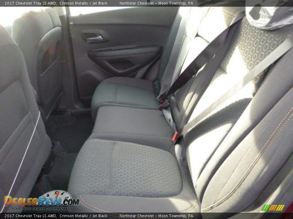 2017 Chevrolet Trax LS AWD Crimson Metallic / Jet Black Photo #12