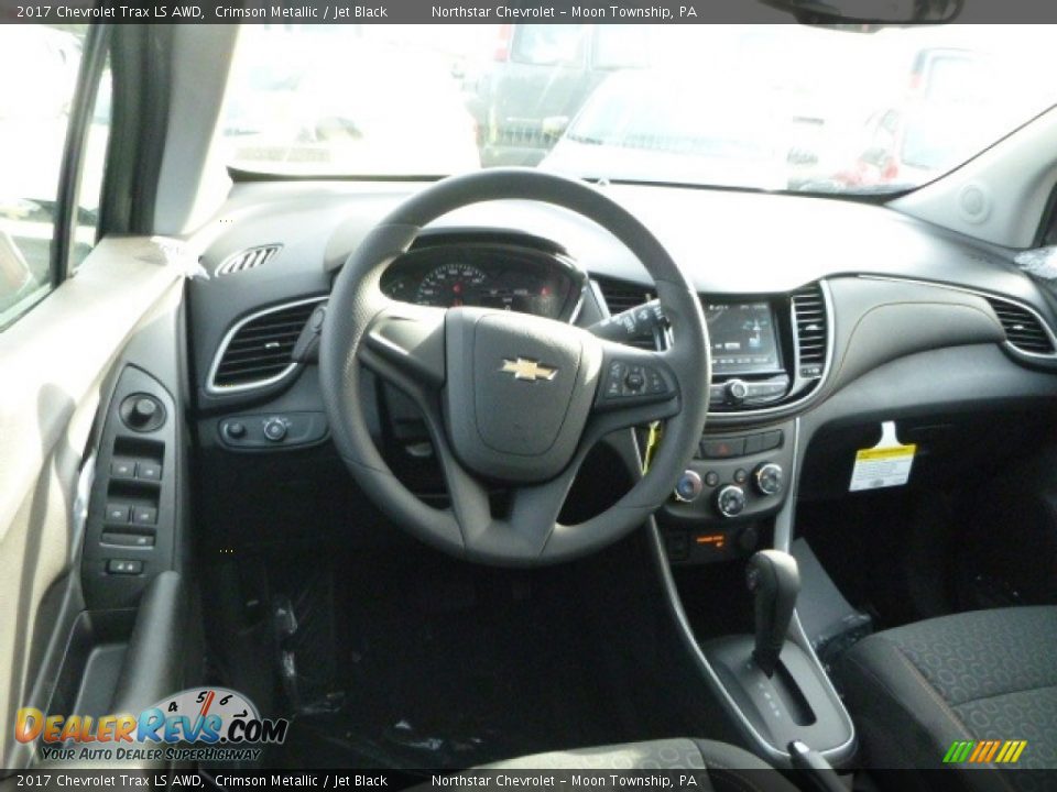 2017 Chevrolet Trax LS AWD Crimson Metallic / Jet Black Photo #13