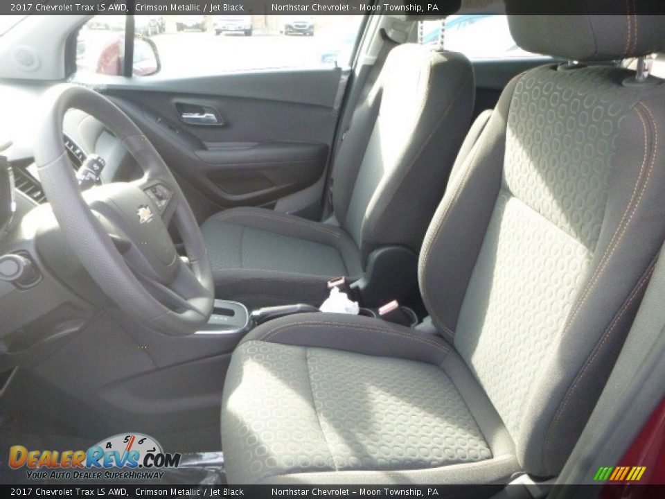 2017 Chevrolet Trax LS AWD Crimson Metallic / Jet Black Photo #14