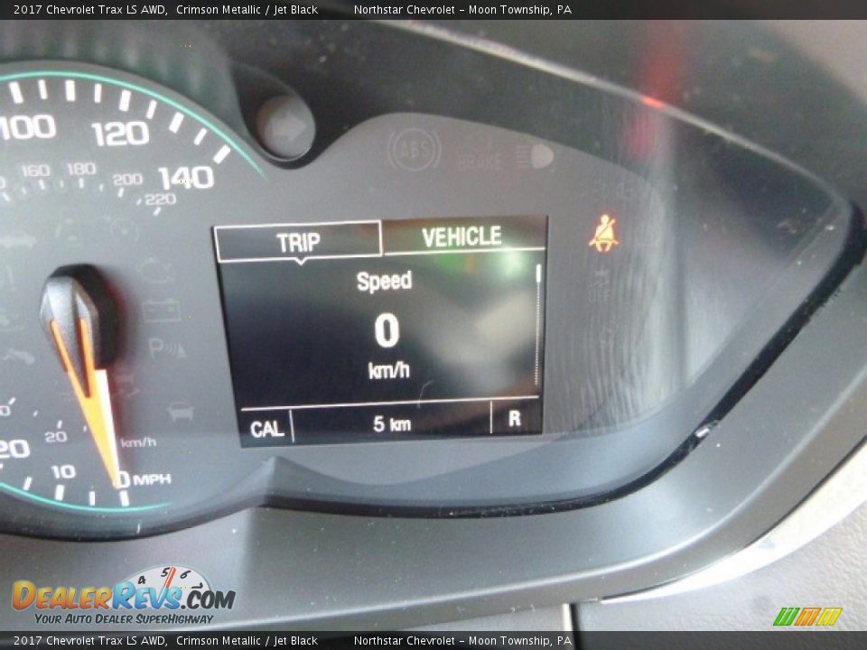 2017 Chevrolet Trax LS AWD Crimson Metallic / Jet Black Photo #19