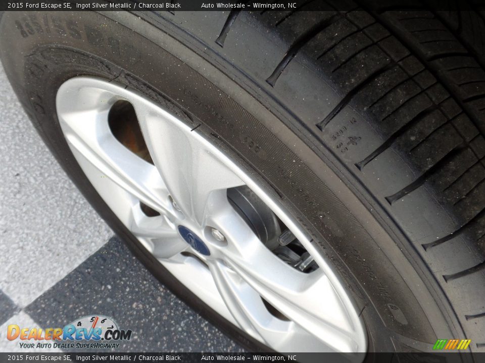 2015 Ford Escape SE Ingot Silver Metallic / Charcoal Black Photo #8