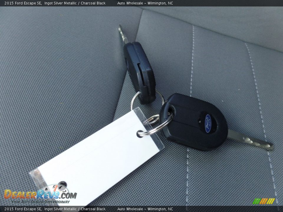2015 Ford Escape SE Ingot Silver Metallic / Charcoal Black Photo #20