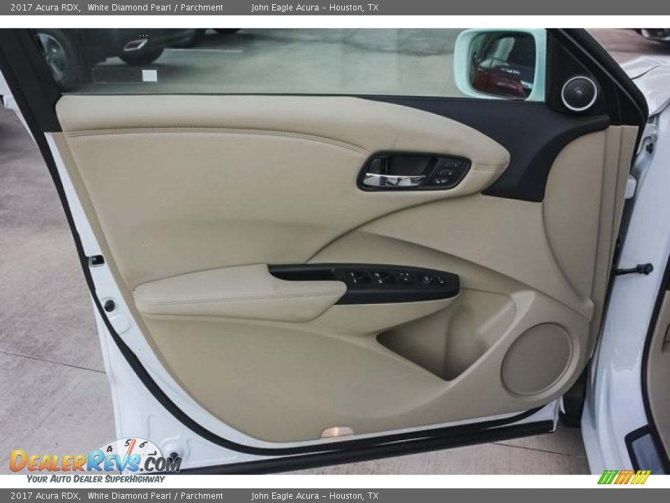 2017 Acura RDX White Diamond Pearl / Parchment Photo #14