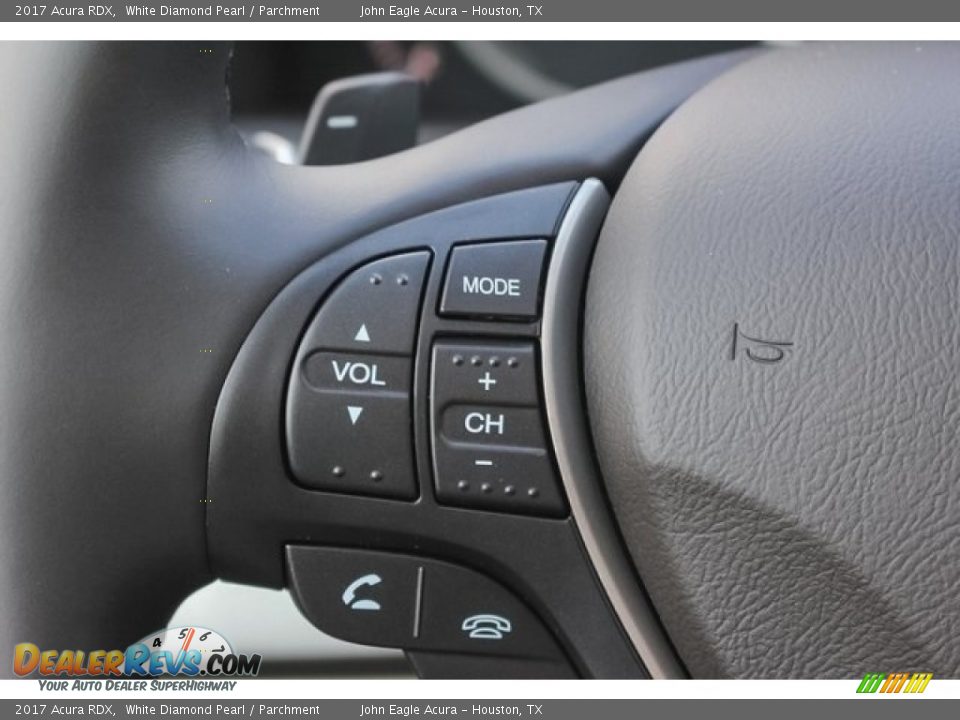 2017 Acura RDX White Diamond Pearl / Parchment Photo #30