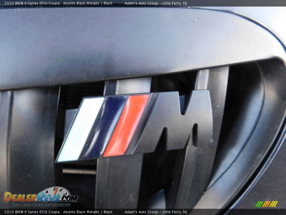 2010 BMW 6 Series 650i Coupe Azurite Black Metallic / Black Photo #3