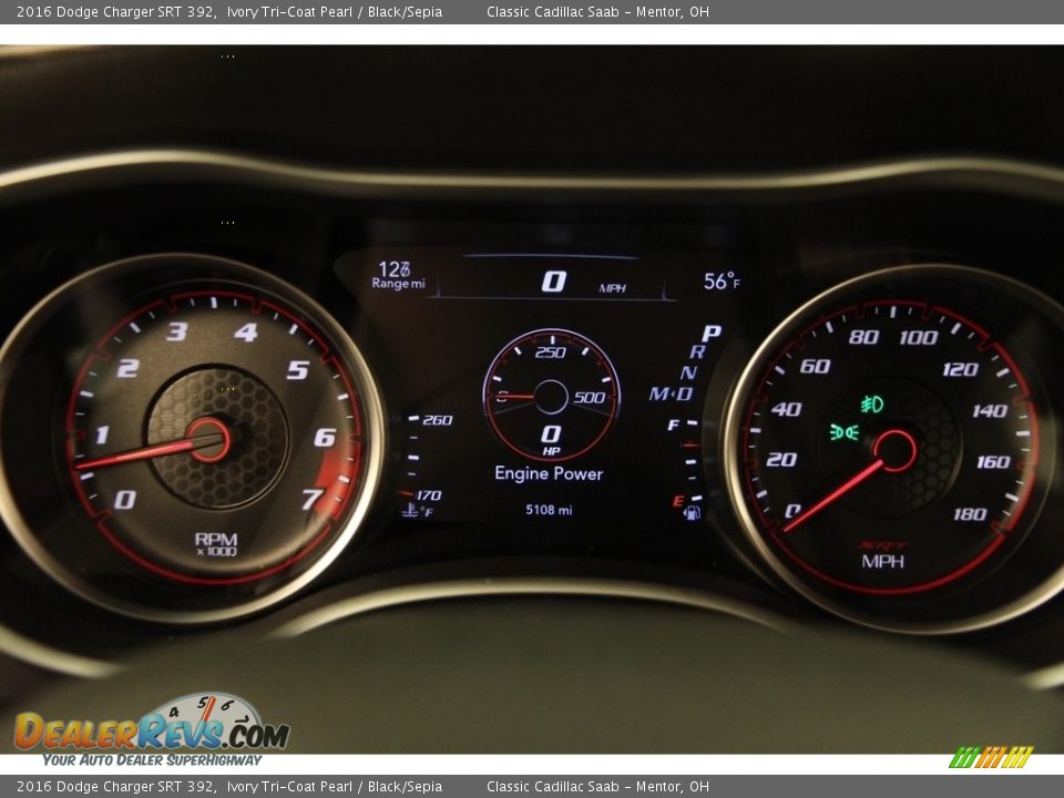 2016 Dodge Charger SRT 392 Gauges Photo #11