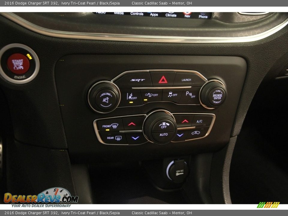 2016 Dodge Charger SRT 392 Ivory Tri-Coat Pearl / Black/Sepia Photo #13