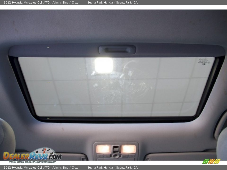 2012 Hyundai Veracruz GLS AWD Athens Blue / Gray Photo #13