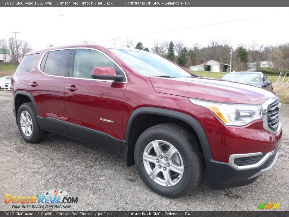 2017 GMC Acadia SLE AWD Crimson Red Tintcoat / Jet Black Photo #3