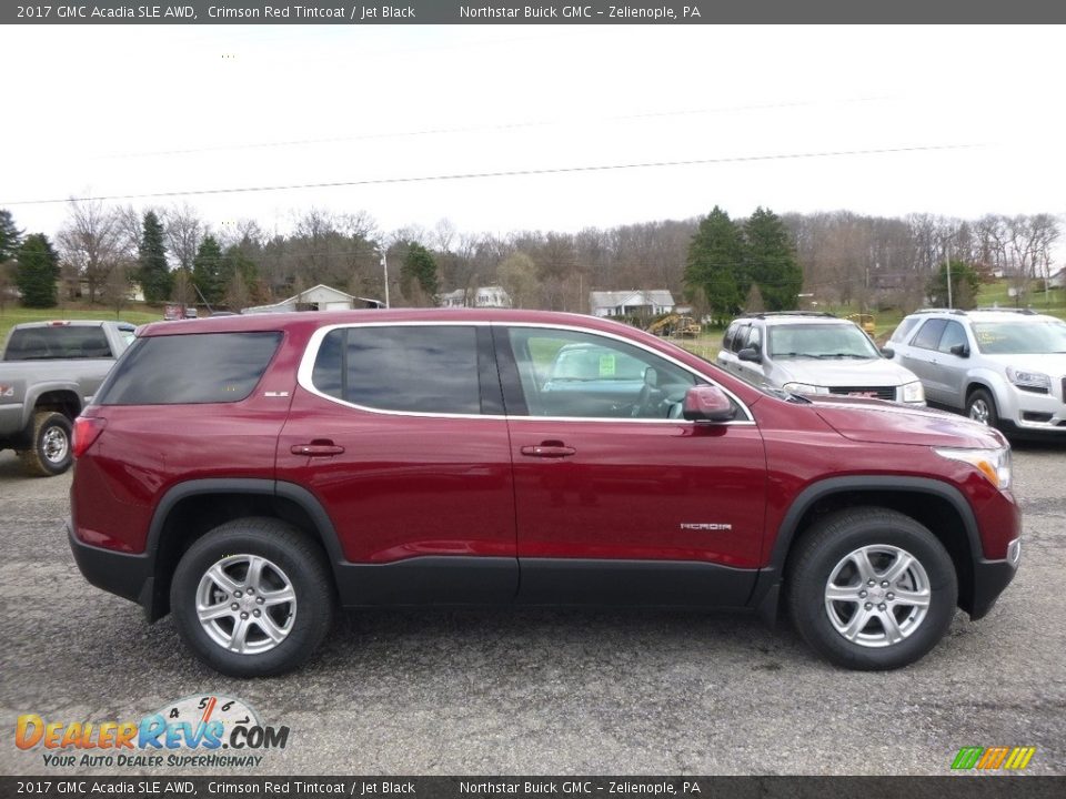 Crimson Red Tintcoat 2017 GMC Acadia SLE AWD Photo #4