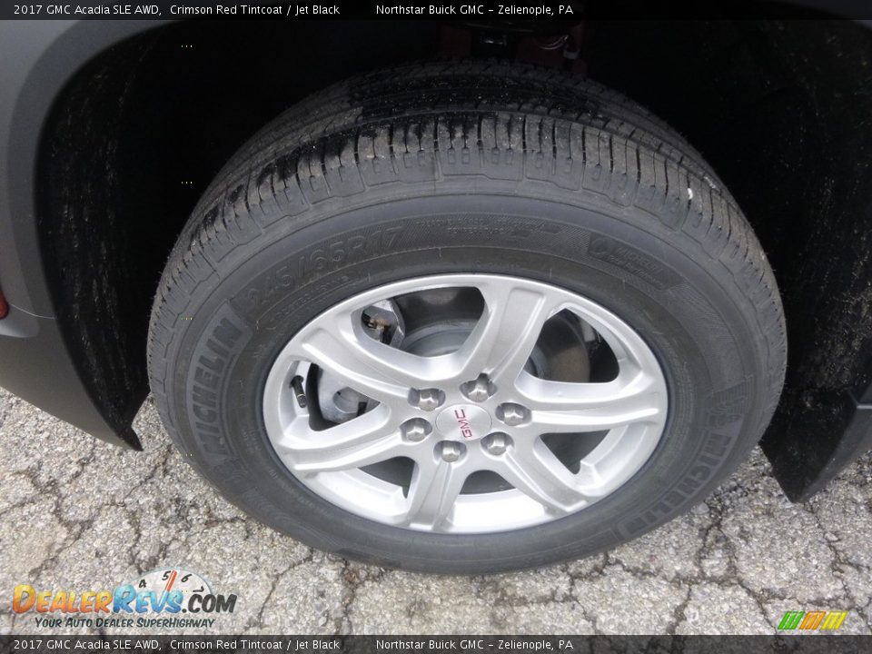 2017 GMC Acadia SLE AWD Crimson Red Tintcoat / Jet Black Photo #10