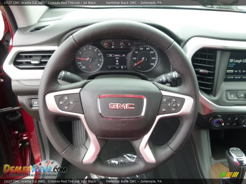 2017 GMC Acadia SLE AWD Crimson Red Tintcoat / Jet Black Photo #17