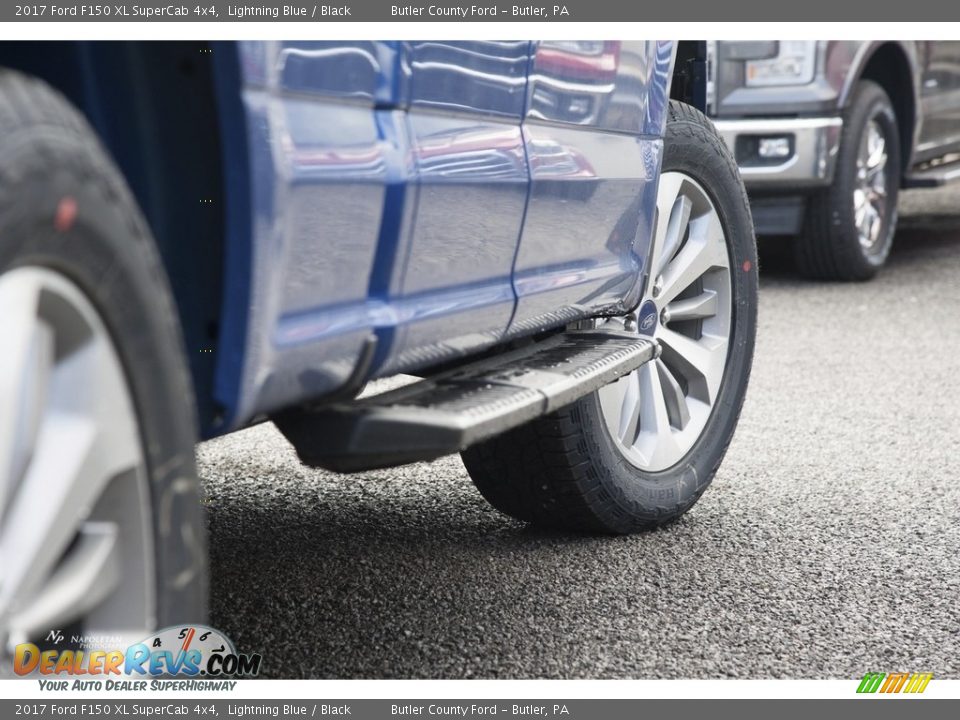 2017 Ford F150 XL SuperCab 4x4 Lightning Blue / Black Photo #4