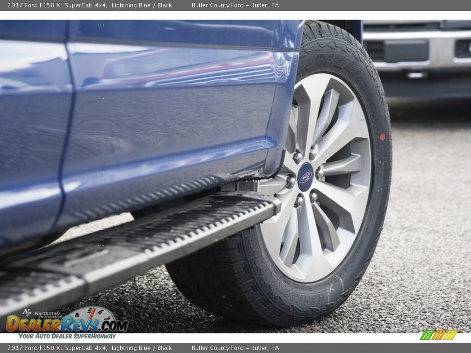 2017 Ford F150 XL SuperCab 4x4 Lightning Blue / Black Photo #5