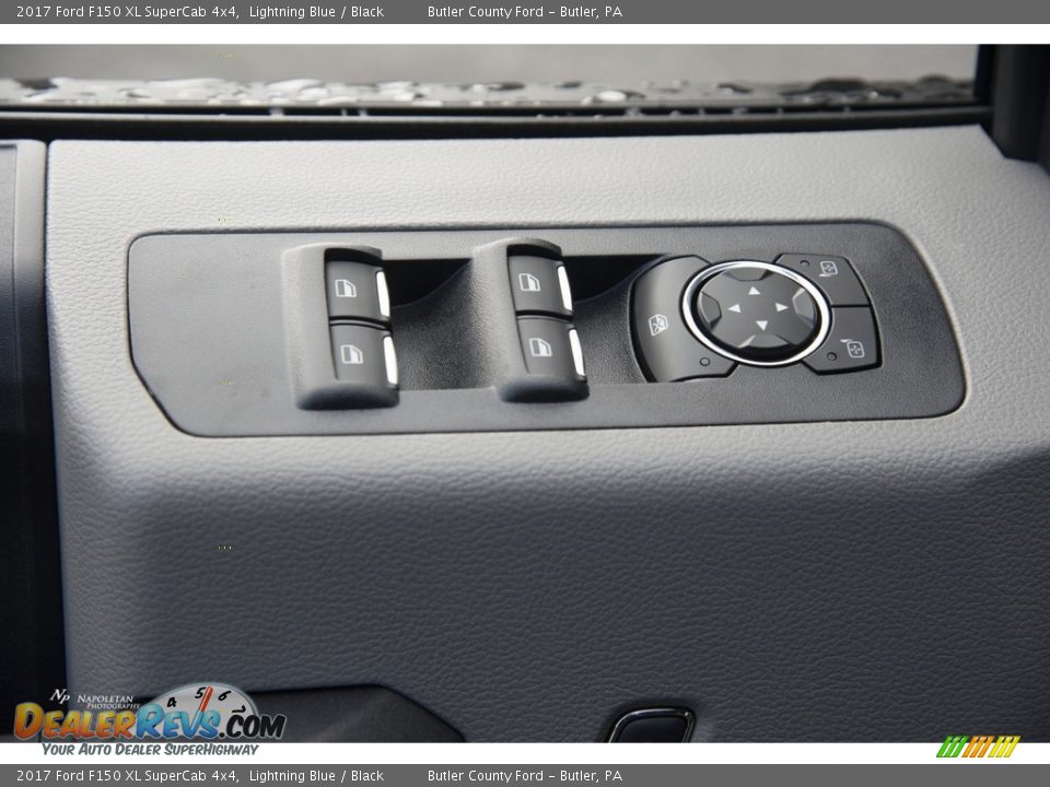 2017 Ford F150 XL SuperCab 4x4 Lightning Blue / Black Photo #6