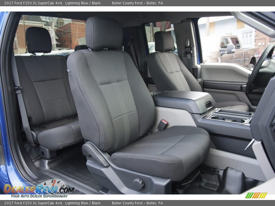 2017 Ford F150 XL SuperCab 4x4 Lightning Blue / Black Photo #10