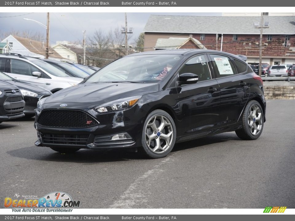 2017 Ford Focus ST Hatch Shadow Black / Charcoal Black Photo #1