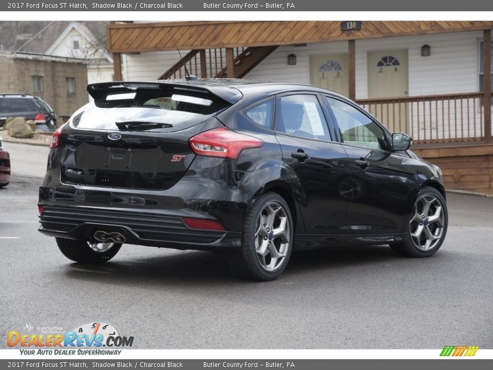 2017 Ford Focus ST Hatch Shadow Black / Charcoal Black Photo #3