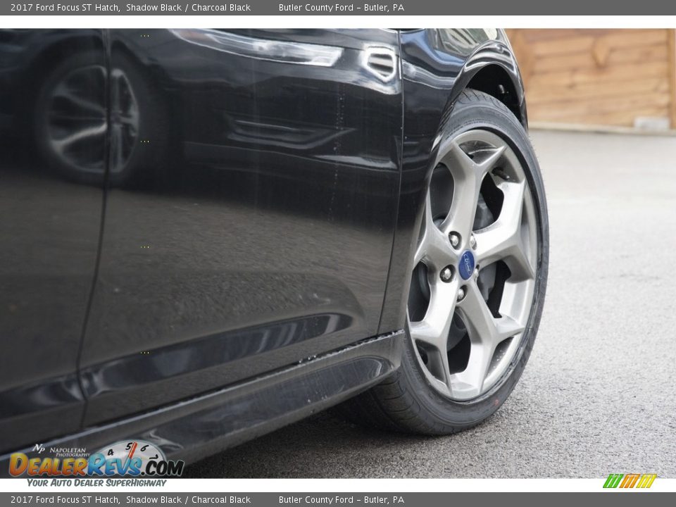 2017 Ford Focus ST Hatch Shadow Black / Charcoal Black Photo #4