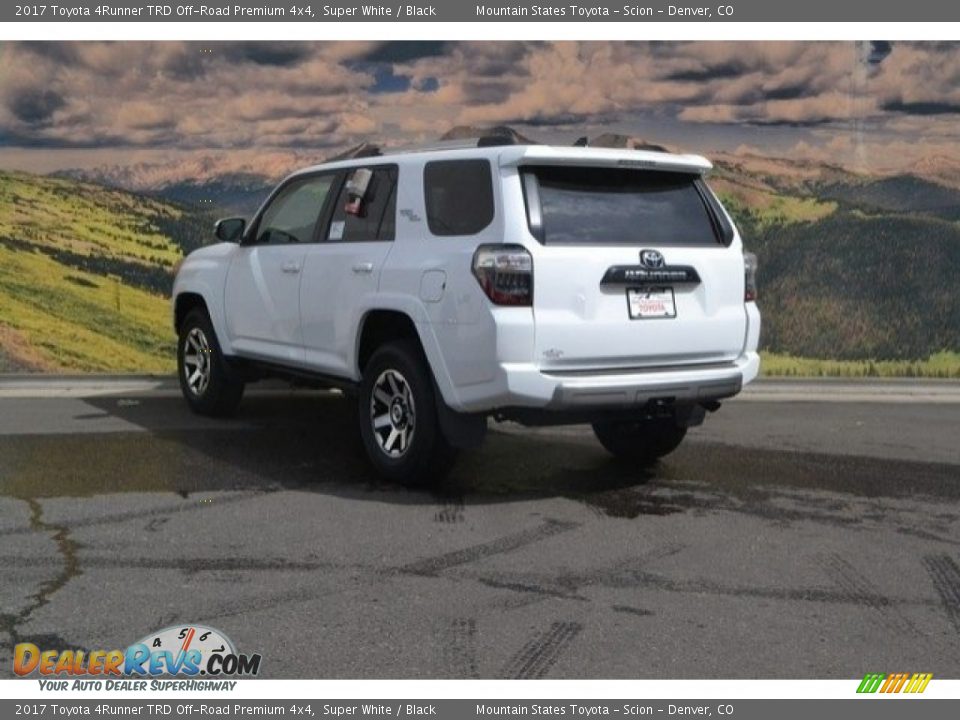 2017 Toyota 4Runner TRD Off-Road Premium 4x4 Super White / Black Photo #3