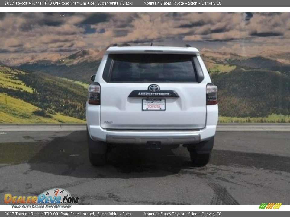 2017 Toyota 4Runner TRD Off-Road Premium 4x4 Super White / Black Photo #4