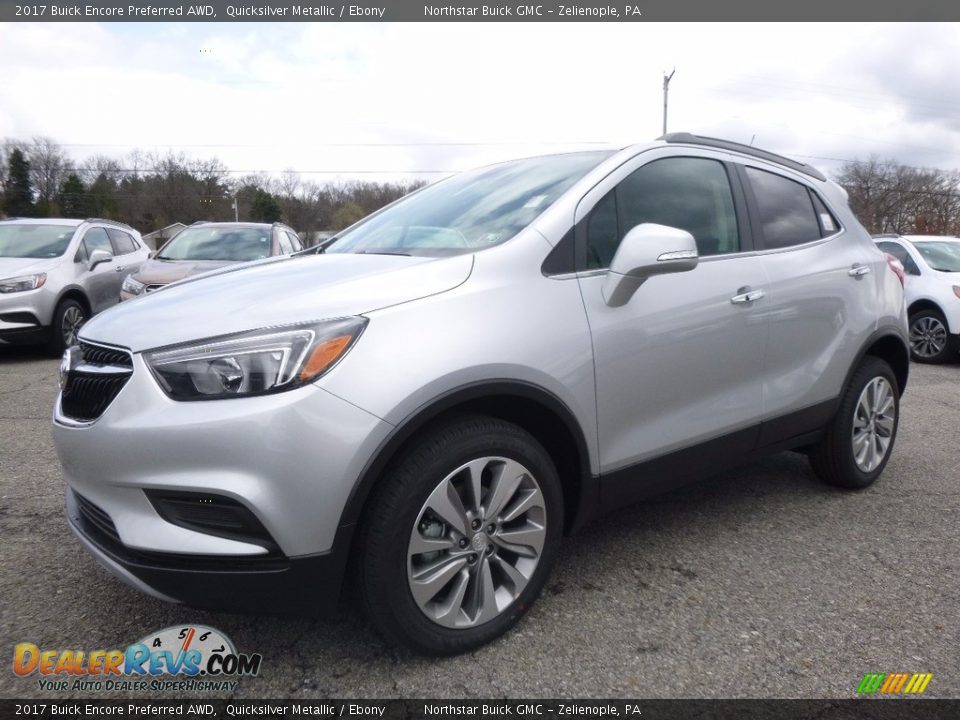 2017 Buick Encore Preferred AWD Quicksilver Metallic / Ebony Photo #1
