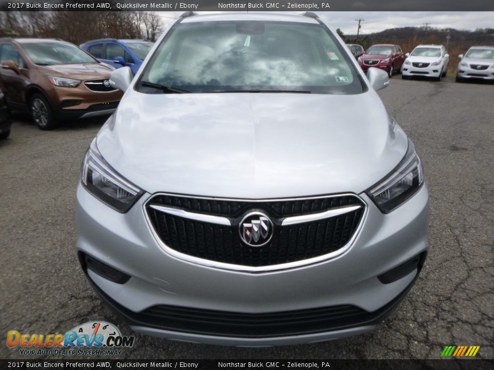 2017 Buick Encore Preferred AWD Quicksilver Metallic / Ebony Photo #2